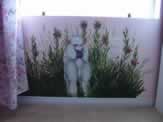 Poodle Garden Mural